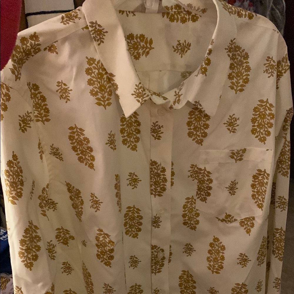 Duluth Trading Co. Women’s Floral Button-Up Shirt size XXL - Picture 7 of 9